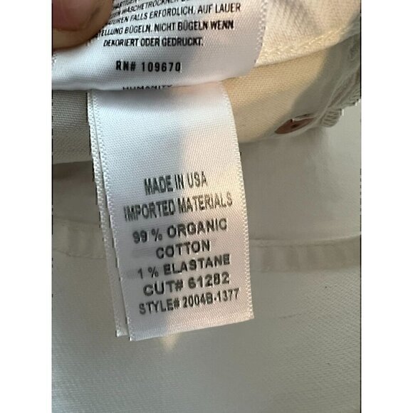 CITIZENS OF HUMANITY JEANS MIDRISE,LOW STRETCH,ANCKLE LENGTH, 99%COTTON, SIZE 27 - Picture 5 of 12